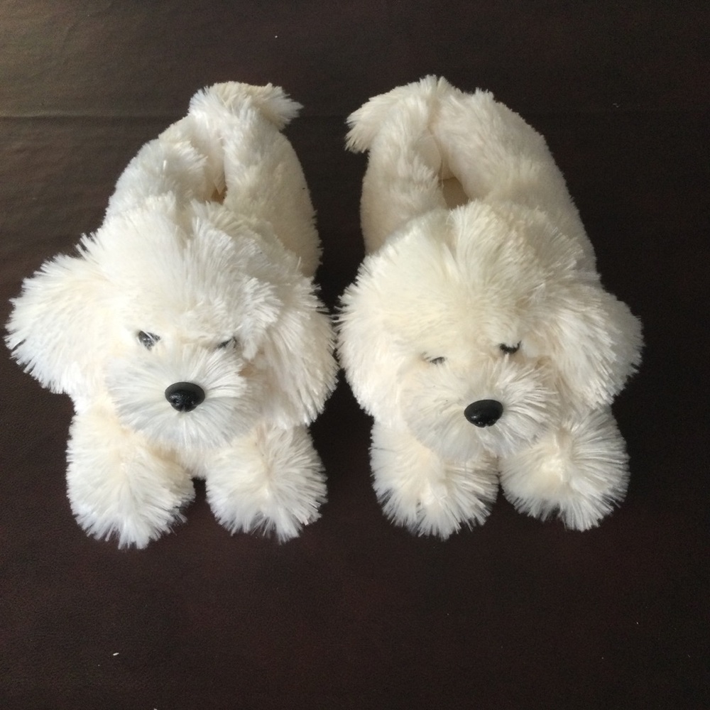 Bichon Frise ladies slippers